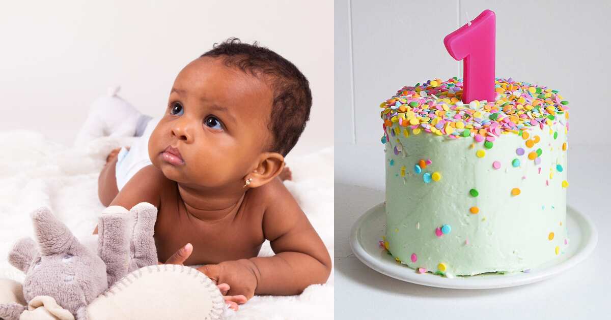One year birthday cake ideas for a baby - Legit.ng